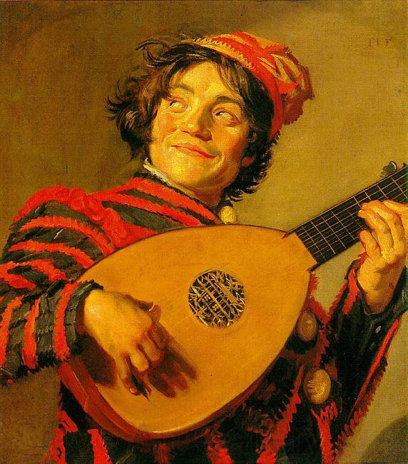 Frans Hals Jester with a Lute Germany oil painting art